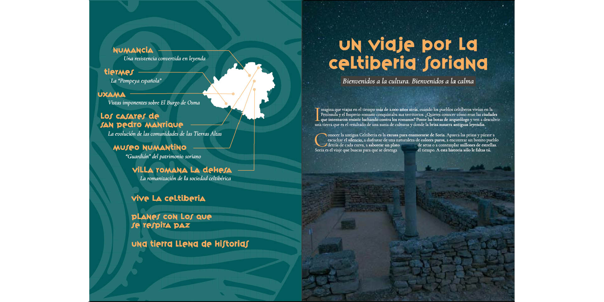 Versión Digital de un pliego del folleto de Soria